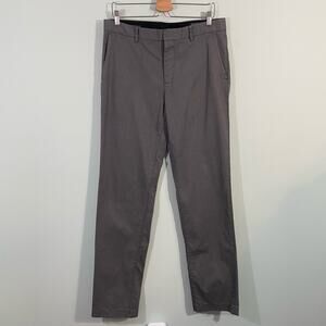 Bonobos Men's Grey Straight Leg Chino Friday Pants Size 33/36